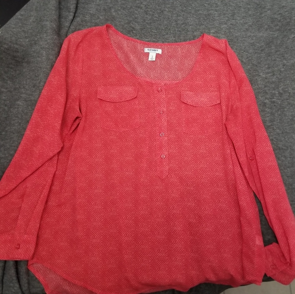 Red Old Navy Shirt